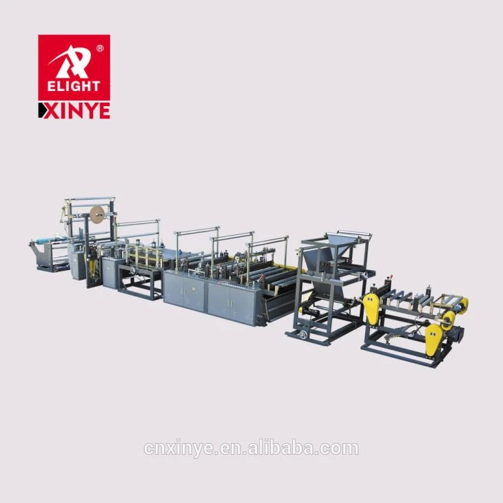 Fullautomatisk Rolling Garbage Bag Making Machine